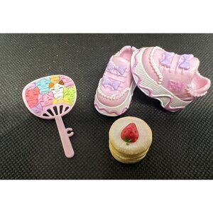 Rainbow High Sparkle & Shine Rosetta Doll Outfit Shoes Pink Sneakers Purple Bows